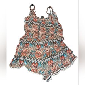 Love Tease Multicolor Chevron Dress